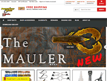 Tablet Screenshot of powerteamlures.com